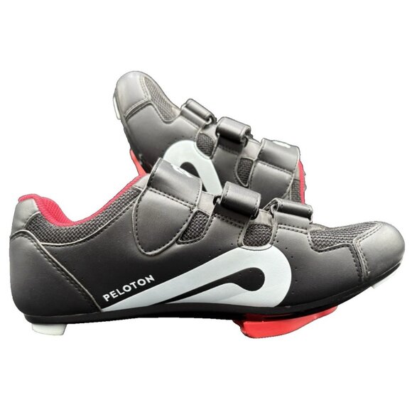 Peloton Cycling Shoes Unisex 40 Black Indoor Exercise Bike Hardware Included EUC - Picture 1 of 11